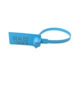 Polycheck-plastic-trailer-seal-in-laser-light-blue-with-standard-markings